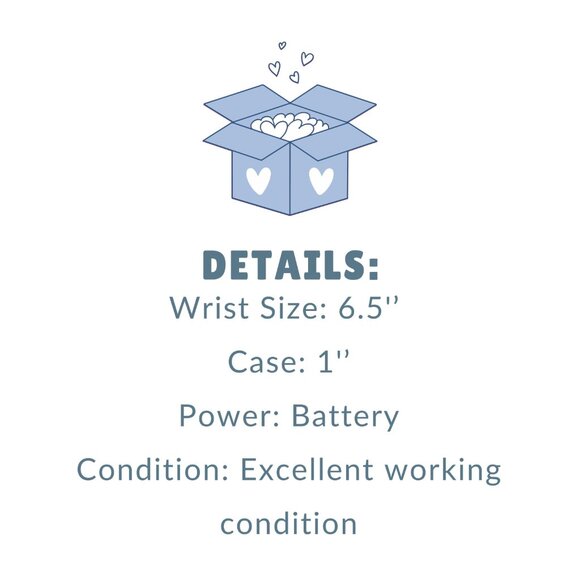 Vintage Ornate 90s Watch Two-Tone Bracelet Watch Dainty Classic Old Money Quartz - Picture 6 of 6